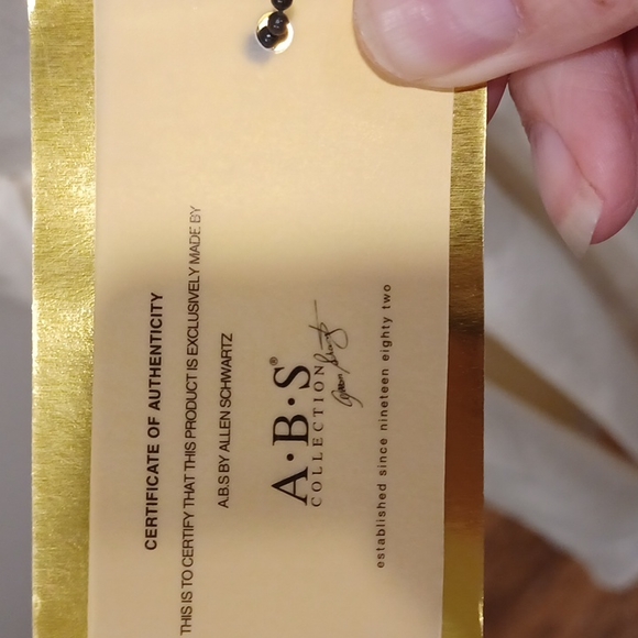 ABS Allen Schwartz Collection Ivory Cocktail Dress NEW- Sz. 8 - Picture 10 of 16